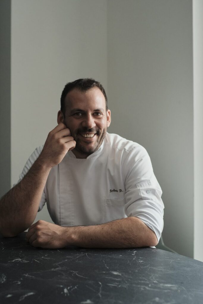 Lo chef del ristorante La Caprese di Mozzo